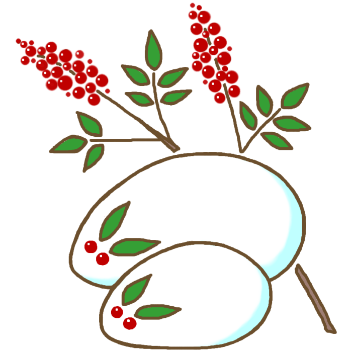 雪ウサギ カラー 冬の無料イラスト 季節素材